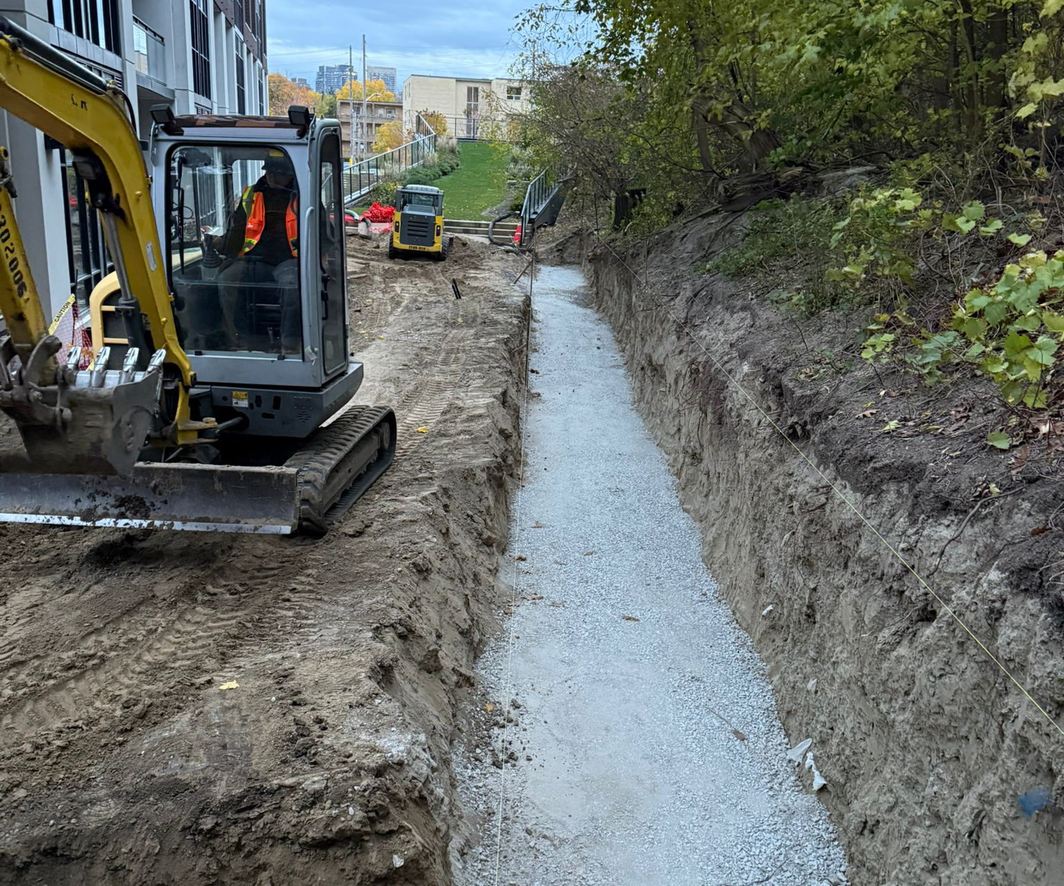 retaining wall installation-2